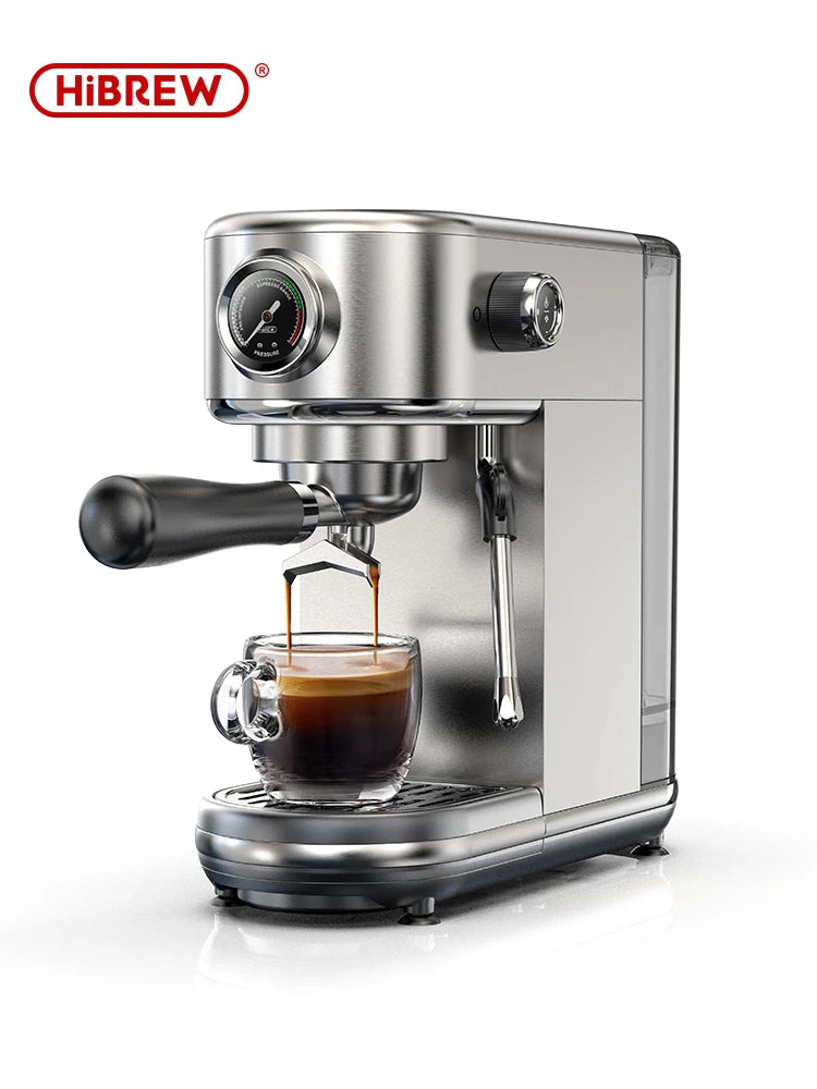 Hiinvasif-Machine à café expresso semi-automatique, cafetière super fine, température réglable, froid et chaud, cappuccino, W 20bar, H10B