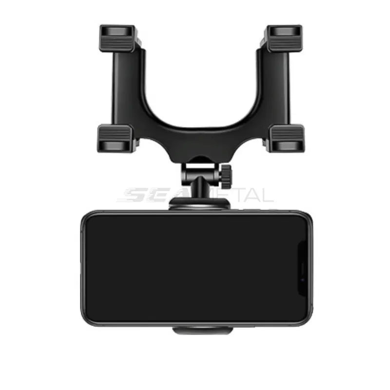 SEAMETAL-Support de téléphone pour rétroviseur de voiture, réglage de la rotation libre, pince stable, support de téléphone pour smartphone, navigation rapide, ket