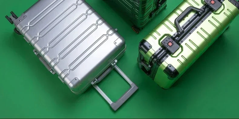 TravelTrolley bagages 20 ''valise de cabine à main sacs de voyage bagages roulants valise de voyage en alliage d'aluminium-magnésium