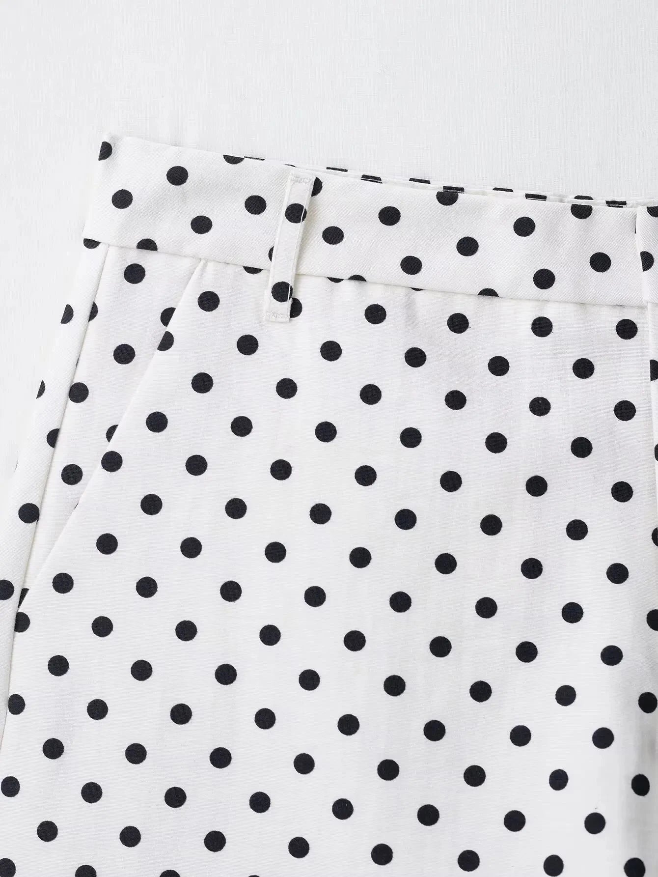HH mode femmes à pois imprimé manteaux courts automne manches longues col roulé fermeture éclair avec poches cordon veste décontractée