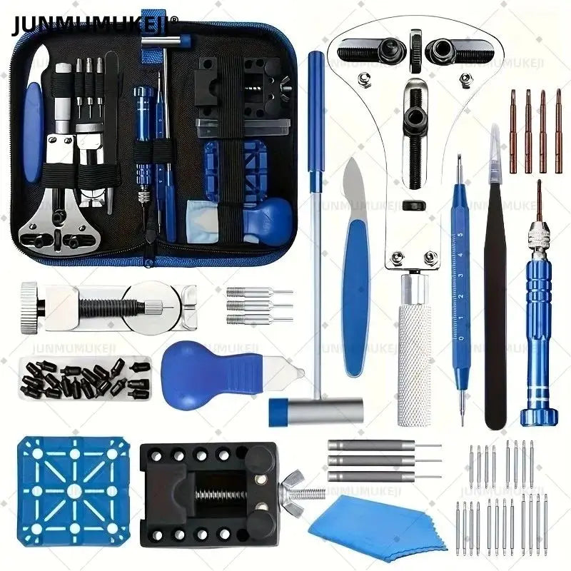 Outils de réparation d'entretien de montres, réglage des sangles de montre, remplacement de 24.com 147 pièces, démontage et installation