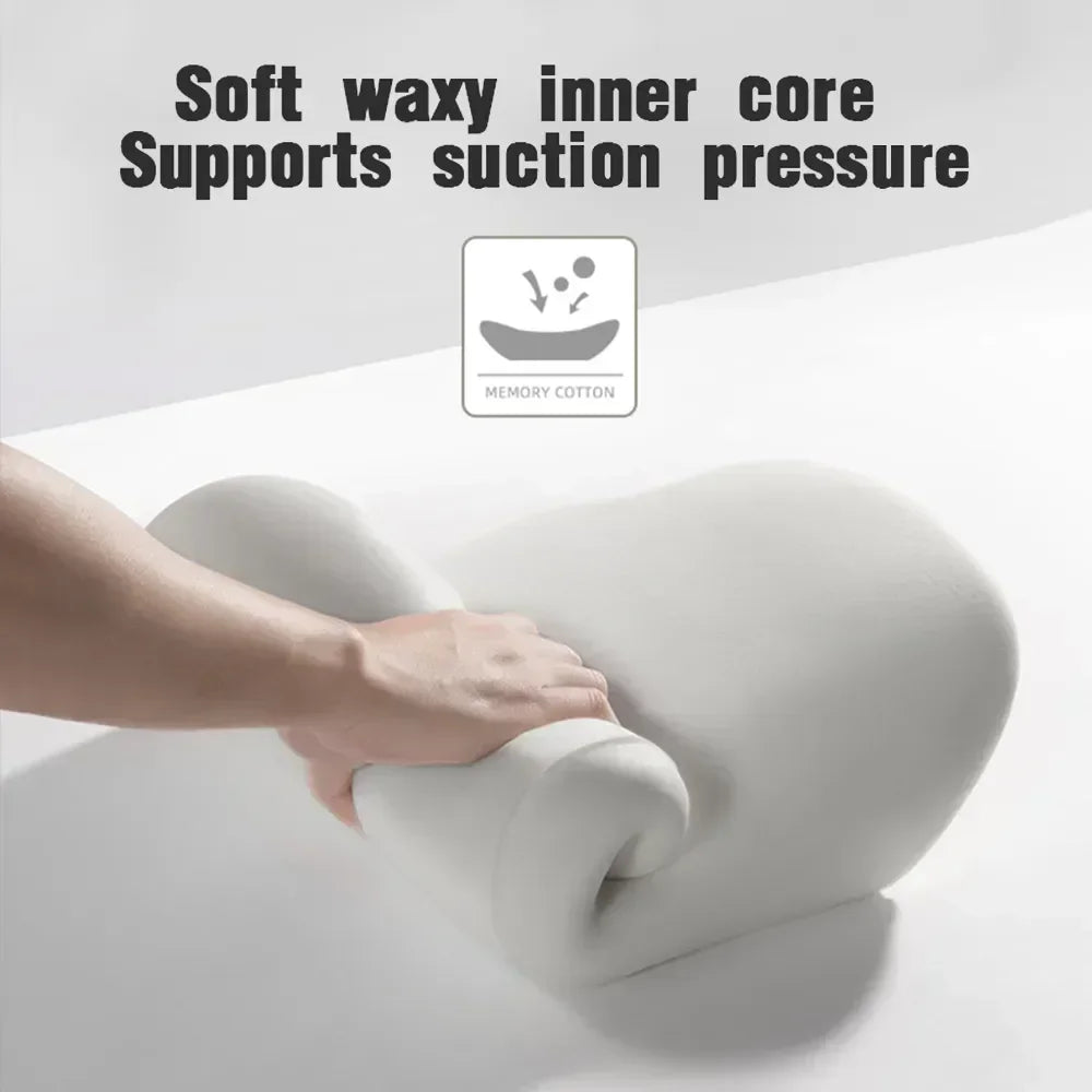 Appui-tête en mousse à mémoire de forme, ensemble de soutien lombaire, oreiller ergonomique pour le cou, coussin de dos, siège de conducteur de voiture, tissu Polyester respirant et confortable