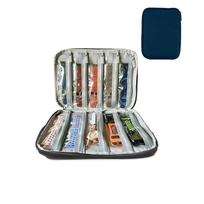 Boîte Portable étanche support de montre organisateur de rangement pour hommes femmes boîtes de montre intelligente pour Apple bracelet de montre boîte de rangement montres
