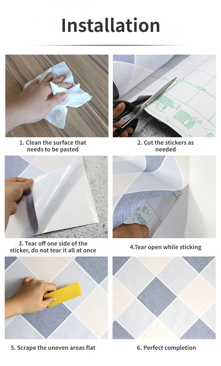 Papier peint auto-adhésif imperméable à l'huile pour cuisine, 10M, autocollants pour rénovation d'armoire, décoration murale anti-moisissure sans formaldéhyde
