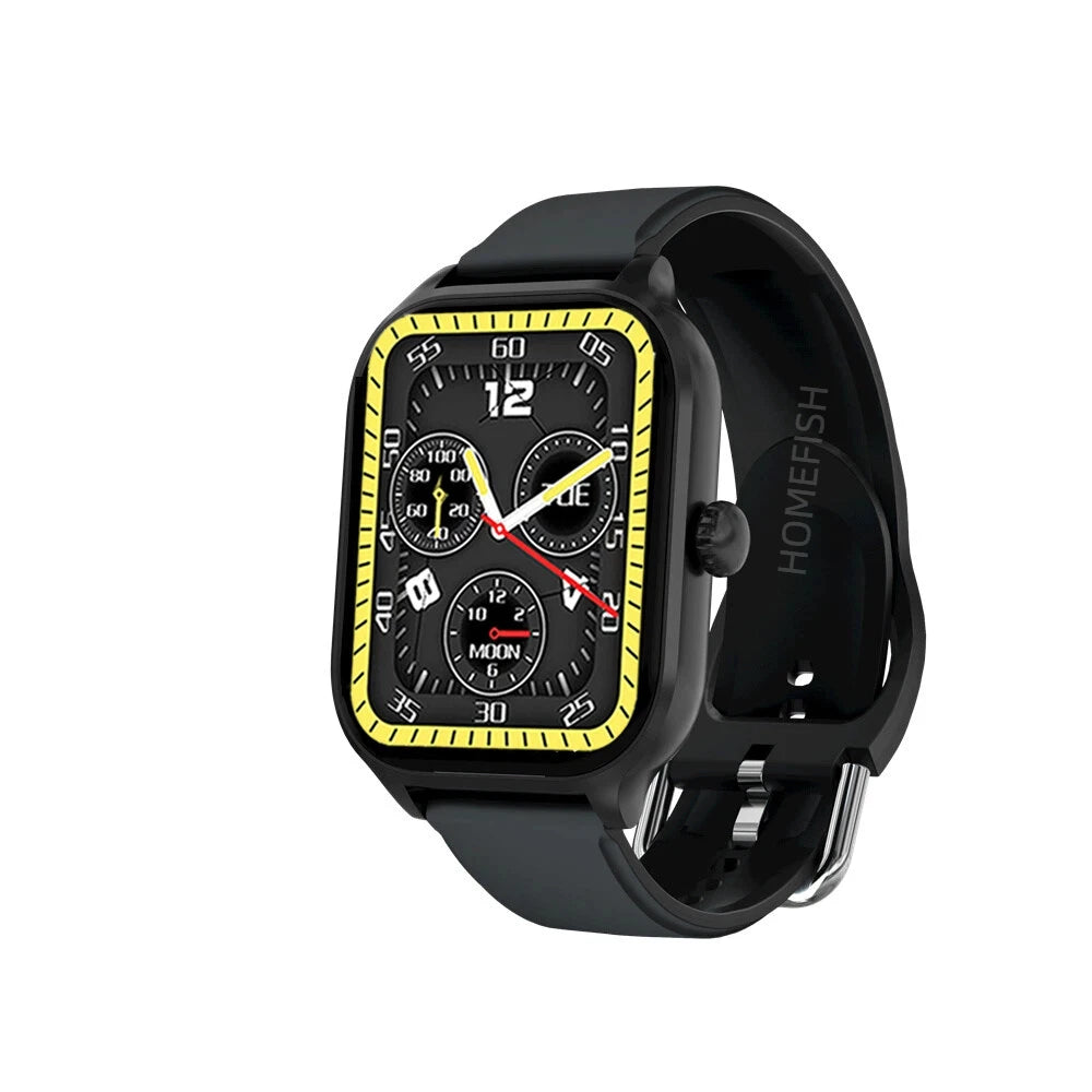 Montre connectée HOMEFISH C20, écran HD de 1.77 pouces, appel Bluetooth, alerte de message, mode sport, montre connectée pour hommes et femmes
