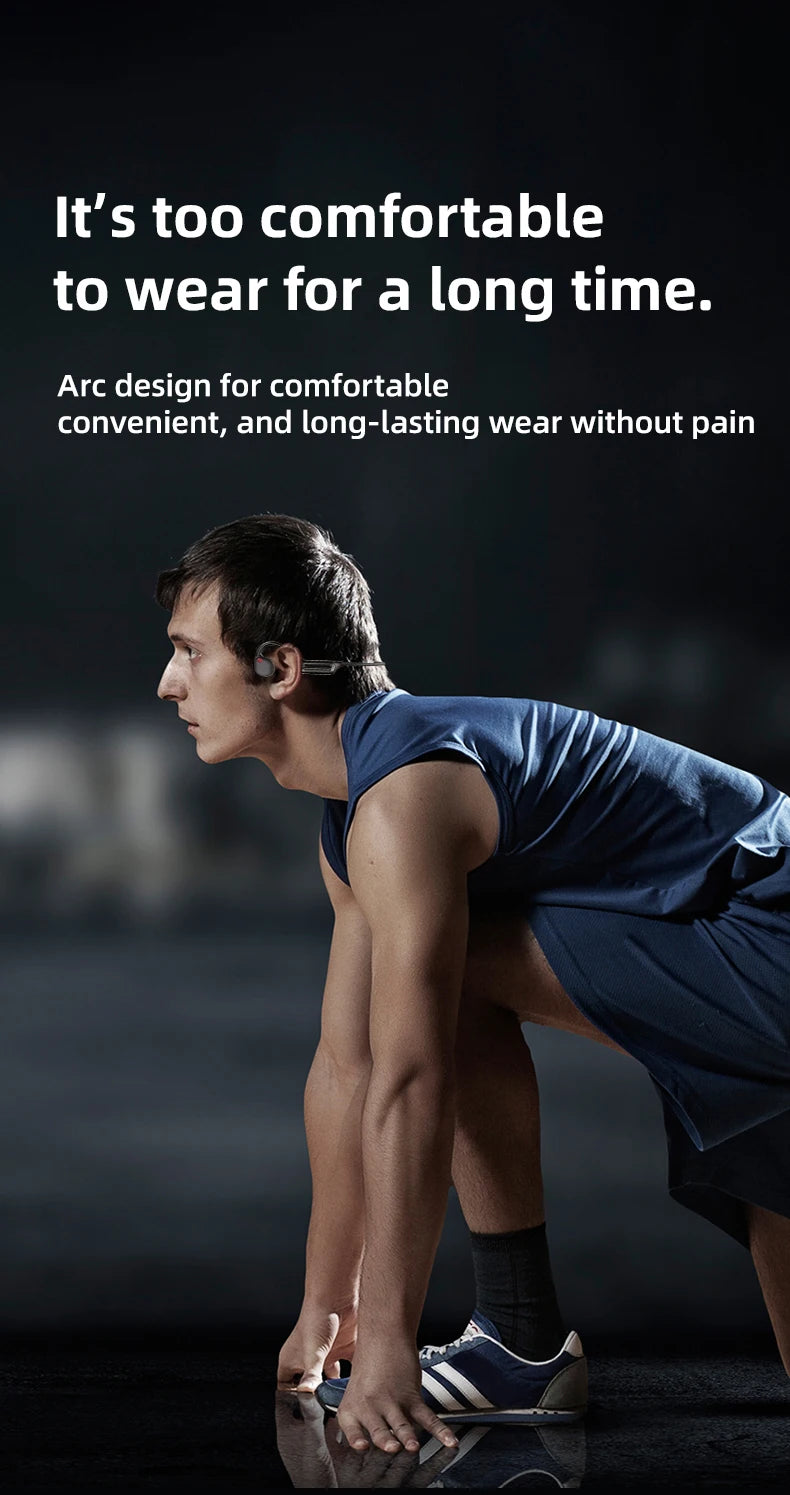 Écouteurs à Conduction osseuse, casque d'écoute étanche IPX8 pour la natation, nouveau casque de Sport sans fil Bluetooth MP3 32 go de RAM Hifi stéréo