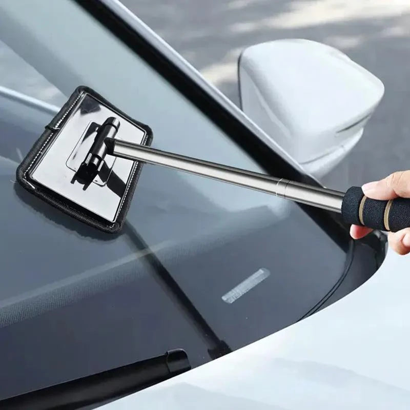 Essuie-glace télescopique pour pare-brise d'automobile, grattage à l'eau, outils de nettoyage automobile, brosse de nettoyage de vitres, chiffon de nettoyage