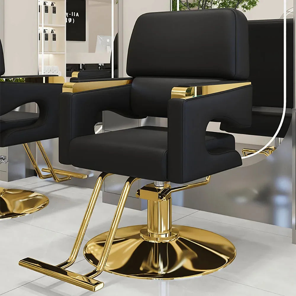 Chaise de barbier nordique moderne confortable Salon de luxe chaise de coiffeur ergonomique beauté meubles de cheveux Kapperstoel personnalisés