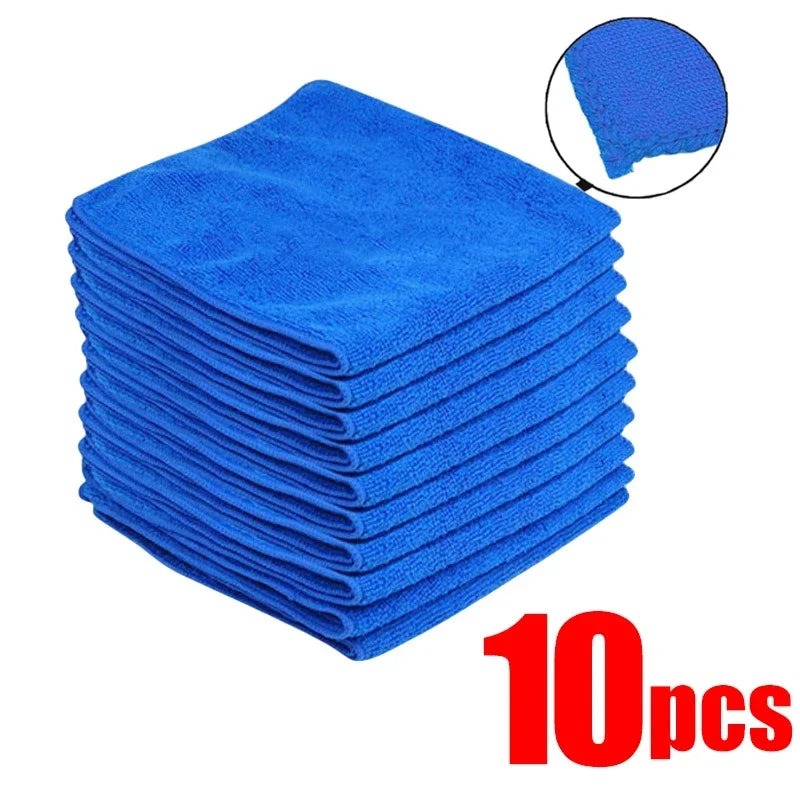 Serviettes en microfibre pour lavage de voiture, tissu de séchage, chiffons de nettoyage ménager, chiffon de polissage pour détails automobiles, outils de nettoyage de la maison, 1 à 20 pièces