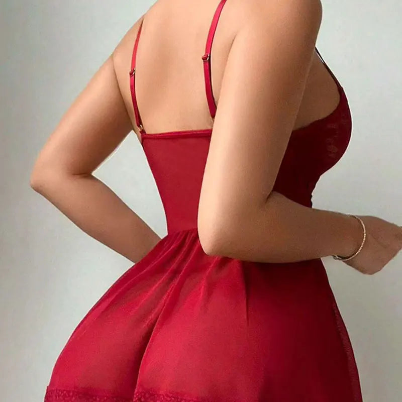 Pyjama jarretelles, Lingerie exquise pour femmes, soutien-gorge fantaisie avec string, anneaux de jambe, chemises de nuit érotiques, sous-vêtements grande taille, ensemble de vêtements de nuit