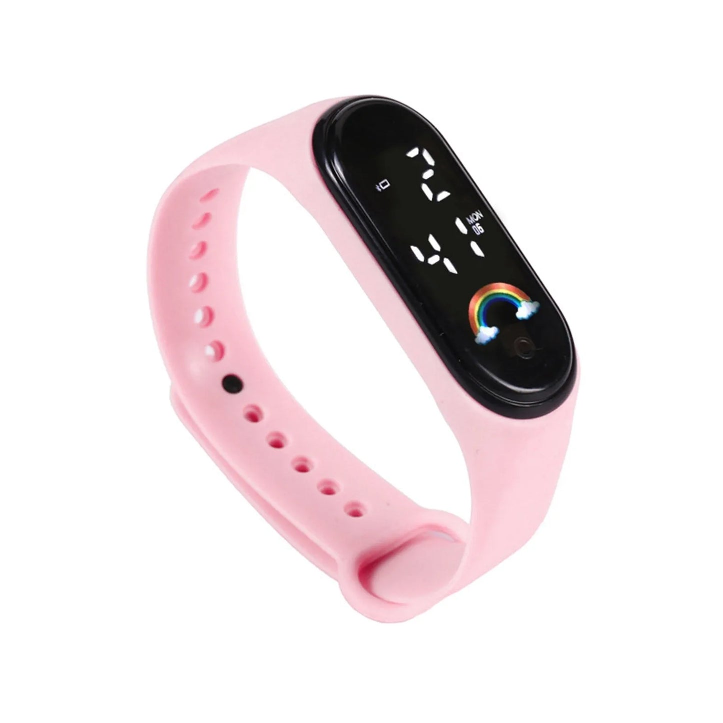 Montre connectée Kawaii pour enfants, mode, extérieur, étanche, sport, montres pour garçons et filles, montres numériques, silicone, montre enfant
