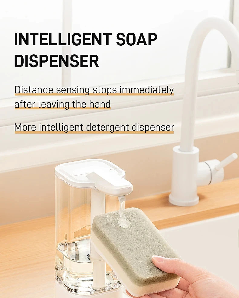 Machine de désinfectant pour les mains à capteur automatique, Machine à savon à vaisselle, shampoing de lavage du corps, détection intelligente de Distance, cuisine, distributeur de toilettes à domicile