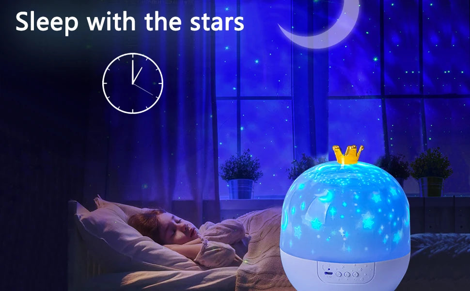 Projecteur Créatif Fantaisie 360 ° Rotatif 15 types de projecteur diapositives galaxie étoilée projecteur LED veilleuse enfants cadeau d'anniversaire