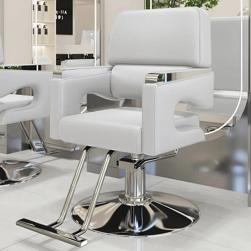 Chaise de barbier nordique moderne confortable Salon de luxe chaise de coiffeur ergonomique beauté meubles de cheveux Kapperstoel personnalisés