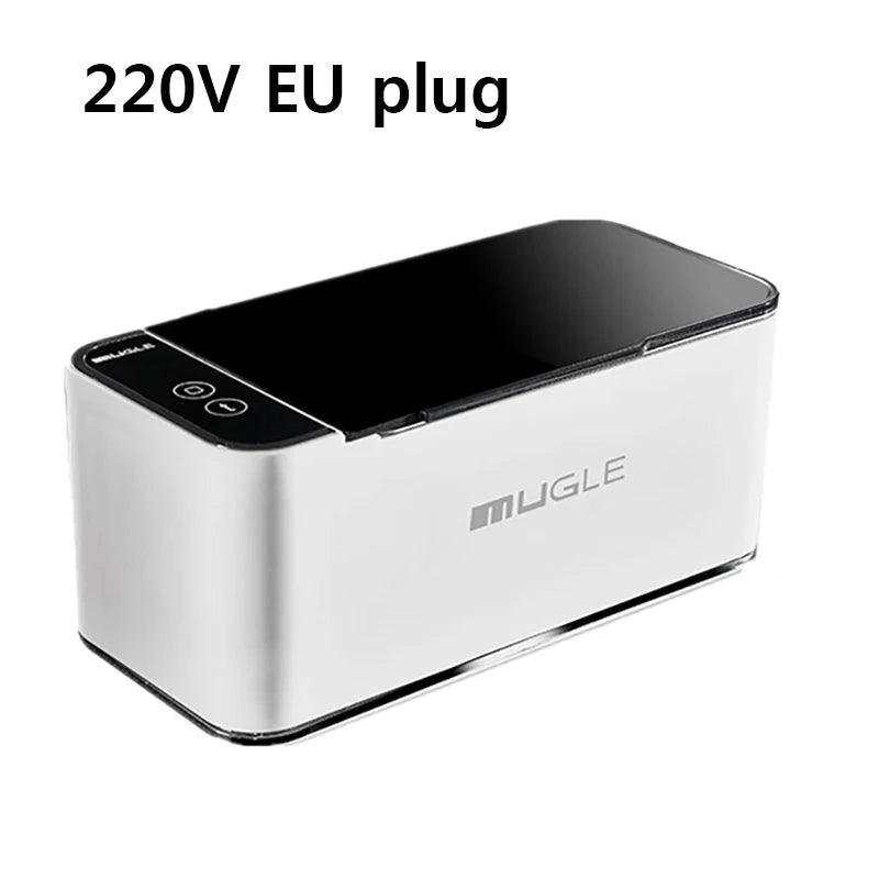 Nettoyeur à ultrasons, nettoyeur à ultrasons pour lunettes, machine à laver à ultrasons, 46 kHz, haute fréquence, nettoyeur à ultrasons pour bijoux, bain