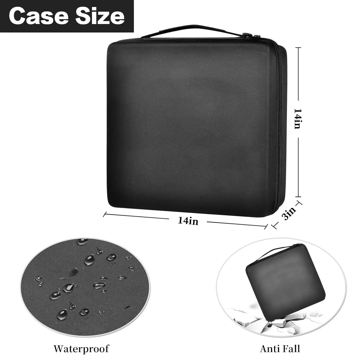 Boîte à montres à 15 emplacements / Étui de rangement pour montres pour hommes, compatible avec toutes les montres-bracelets et montres connectées jusqu'à 42 mm