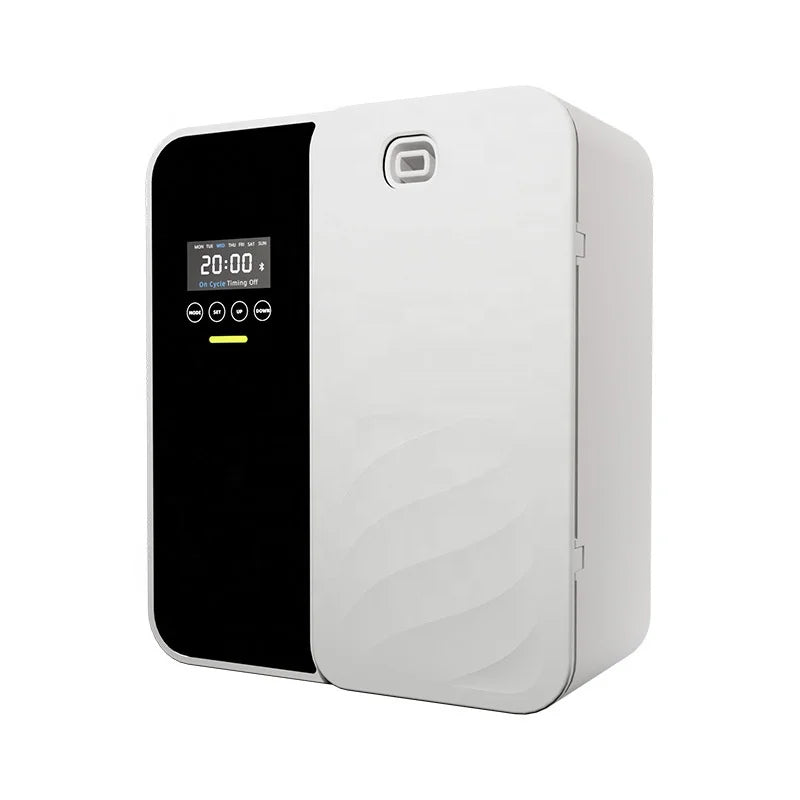 Diffuseur d'arôme d'huile essentielle de 500ml, Machine de parfum d'air de parfum de maison avec contrôle par application Bluetooth 1000cbm pour le bureau d'hôtel à domicile