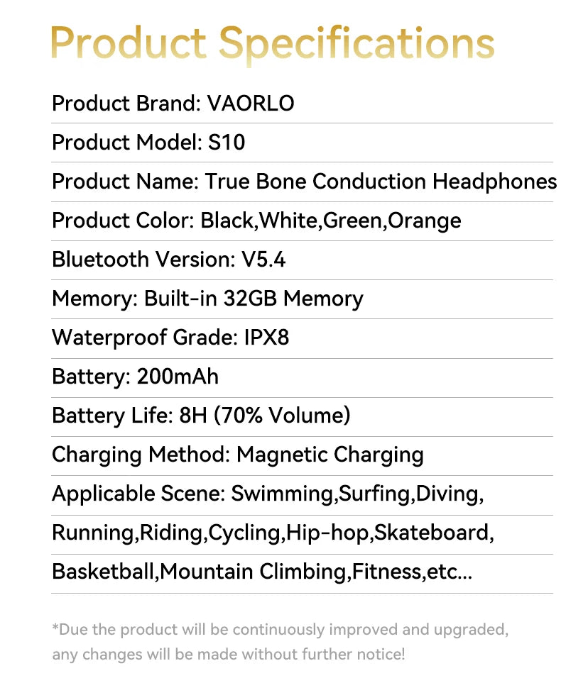 Écouteurs à Conduction osseuse, casque d'écoute étanche IPX8 pour la natation, nouveau casque de Sport sans fil Bluetooth MP3 32 go de RAM Hifi stéréo