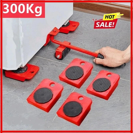 Kit de roulettes de déménagement pour meubles, outil de levage et de déplacement, barre à roulettes pour déplacer les objets lourds, outil manuel